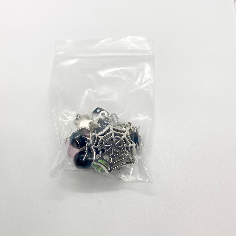 Taylor Swift Reputation Charm Bracelet Silver Tone Black - Picture 8 of 10